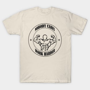 Workout Motivation Sticker T-Shirt